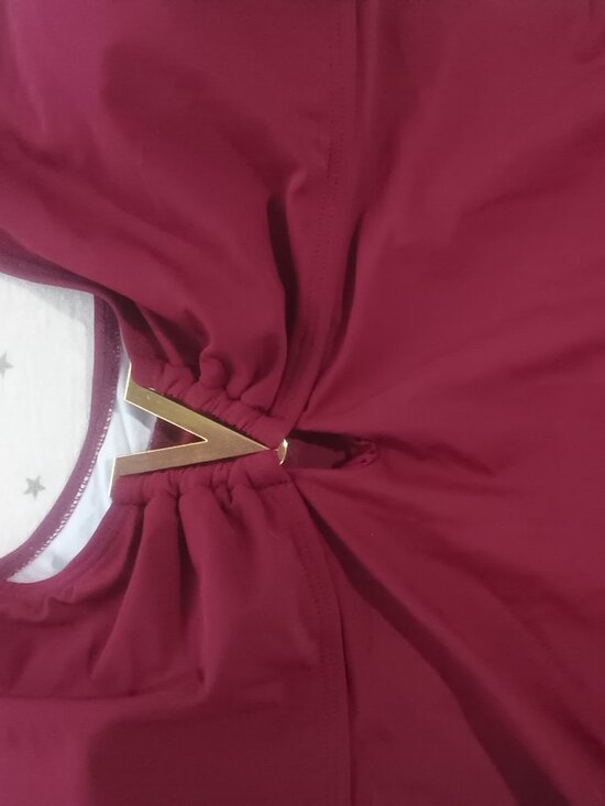 NWT Zaful Tankini in Plum XL 14-16 - Picture 4 of 8